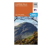 Explorer 348 Campsie Fells Map With Digital Version, Orange One Size