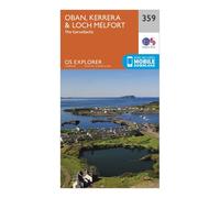 Oban, Kerrera and Loch Melfort: (OS Explorer Map 359 September 2015 ed)