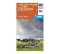 Explorer 370 Glenrothes North, Falkland & Lomond Hills Map With Digital Version, Orange One Size