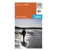 Explorer 372 Coll & Tiree Map With Digital Version, Orange One Size