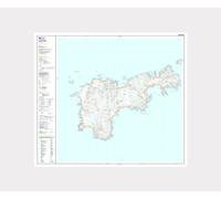 Explorer 372 ~ Coll & Tiree ~ Ordnance Survey Laminated Wall Map (approx 95 x 125 cm)