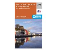 Explorer 374 Isle Of Mull North & Tobermory Map With Digital Version - Orange, Orange One Size