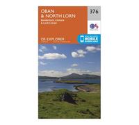 Explorer 376 Oban & North Lorn Map With Digital Version, Orange One Size