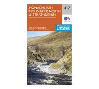 Monadhliath Mountains North & Strathdearn Map | Cairngorms National Park | Ordnance Survey | OS Explorer Map 417 | Scotland | Walks | Hiking | Maps | Adventure