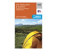 Explorer 435 An Teallach & Slioch Map With Digital Version - Orange, Orange One Size