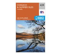 Explorer 439 Coigach & Summer Isles Map With Digital Version - Orange, Orange One Size