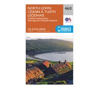 Explorer 460 North Lewis Map With Digital Version, Orange one size