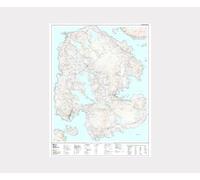 Explorer 463 ~ Orkney - West Mainland ~ Ordnance Survey Laminated Wall Map (approx 95 x 125 cm)