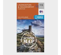 Explorer Active 112 Launceston & Holsworthy Map With Digital Version - Clear, Clear One Size