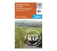 Explorer Active 144 Basingstoke, Alton & Whitchurch Map With Digital Version, Orange One Size