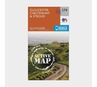 Explorer Active 179 Gloucester, Cheltenham & Stroud Map With Digital Version, Orange One Size