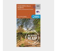 Explorer Active 181 Chiltern Hills North Map With Digital Version - Orange, Orange One Size