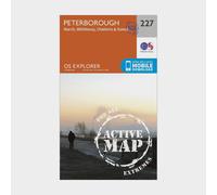Explorer Active 227 Peterborough Map With Digital Version, Orange One Size