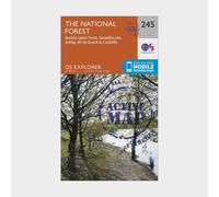 Explorer Active 245 The National Forest Map With Digital Version, Orange One Size