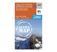 Vale of Clwyd/Dyffryn Clwyd Map | Weatherproof | Rhyl, Denbigh & Ruthin/Rhyl, Dinbych a Rhuthun | Ordnance Survey | OS Explorer Active Map 264 | Wales | Walks | Hiking | Maps | Adventure