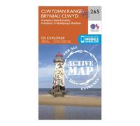Explorer Active 265 Clwydian Range, Prestatyn, Mold & Ruthin Map With Digital Version, Orange One Size