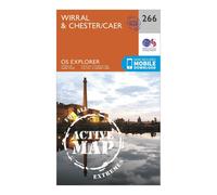 Explorer Active 266 Wirral & Chester Map With Digital Version - Orange, Orange One Size