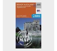 Explorer Active 305 Bishop Auckland Map With Digital Version - Orange, Orange One Size