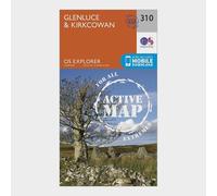 Explorer Active 310 Glenluce & Kirkcowan Map With Digital Version - Orange, Orange One Size