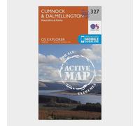 Explorer Active 327 Cumnock & Dalmellington Map With Digital Version - Orange, Orange One Size