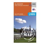 Explorer Active 342 Glasgow Map With Digital Version, Orange One Size