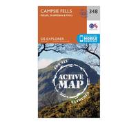 Explorer Active 348 Campsie Fells Map With Digital Version, Orange One Size