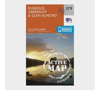 Explorer Active 379 Dunkfeld, Aberfeldy & Glen Almond Map With Digital Version, Orange One Size