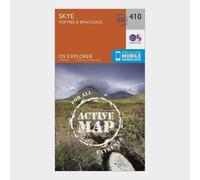 Explorer Active 410 Skye - Portree & Bracadale Map With Digital Version, Orange One Size