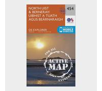 Explorer Active 454 North Uist & Berneray Map With Digital Version - Clear, Clear One Size