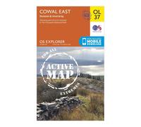 Explorer Active Ol37 Cowal East Dunoon & Inveraray Map With Digital Version - Orange, Orange One Size