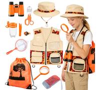 Explorer Costume Kids 11 Pcs Kids Bug Explorer Kit Safari Costume kid 3-9Y