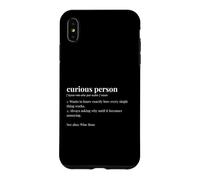 Explorer Curious Person Learner Case for iPhone XS Max