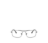 Ray-Ban Eyeglasses Unisex Explorer IIi Optics - Black Frame Clear Lenses Polarized 58-18