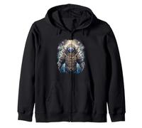 Explorer of the stars the alien astronaut Zip Hoodie