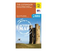 Explorer OL 45 Active D The Cotswolds Map, Orange One Size