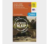 Glen Shee & Braemar, the Cairnwell & Glas Maol: (OS Explorer Map Active OL 52 May 2015 ed)