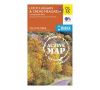 OS Explorer ACTIVE OL55 Loch Laggan & Creag Meagaidh, Corrieyairack Pass (OS Explorer Map)