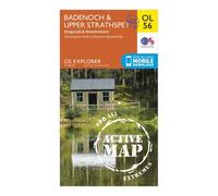 Explorer Active Ol56 Badenoch & Strathspey Map With Digital Version - Green, Green One Size