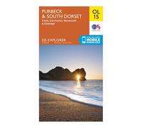 Explorer Ol15 Purbeck & South Dorset Map With Digital Version - Orange, Orange One Size