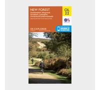 Explorer OL22 New Forest Map With Digital Version, Orange One Size