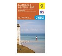 Explorer OL 25 Eastbourne & Beachy Head Map, Orange One Size