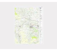 Explorer OL43 ~ Hadrian's Wall ~ Ordnance Survey Laminated Wall Map (approx 95 x 125 cm)
