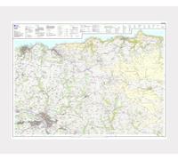 Explorer OL9 ~ Exmoor - Barnstaple Lynton, Minehead & Dulverton ~ Ordnance Survey Laminated Wall Map (approx 95 x 125 cm)