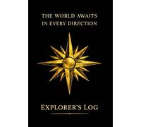 Explorer’s Log: Travel Notebook: Grid Paper Journal | 110 Pages | 6 x 9 Inches | Glossy Cover | Grid Notebook for Travel Notes, Plans and Ideas