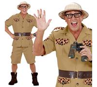 EXPLORER SAFARI ADULT FANCY DRESS COSTUME - SMALL