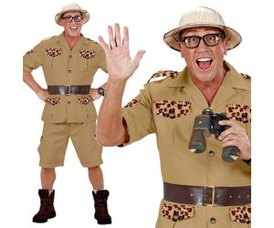 EXPLORER SAFARI ADULT FANCY DRESS COSTUME - SMALL