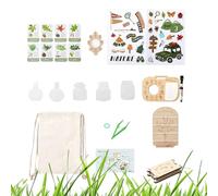 Explorer Science Set, Junior Biology Gear, Microscope and Observation Tools, STEM Activity Kit for Outdoor Learning, Investigation Supplies for Teens Children Students, Backyard Garden Camping Nature