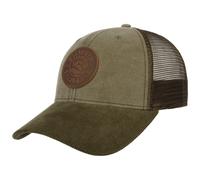 Stetson Explorer Since 1865 Trucker Cap Men - Baseball mesh Snapback, with Peak, Peak Summer-Winter Spring Summer Autumn Winter - One Size Brown-Olive