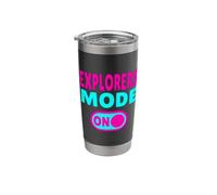 Explorers Mode ON - Exploring and Travel Lifestyle Stainless Steel Insulated Tumbler