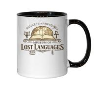 Exploring Ancient and Forgotten Writing Systems Ceramic Tea Coffee Mug Black